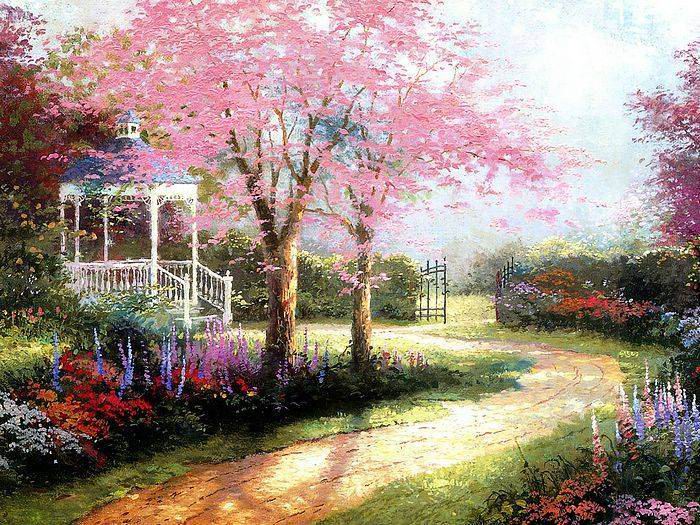 (image for) Thomas Kinkade paintings, NO.11 reproduction canvas paintings - Click Image to Close